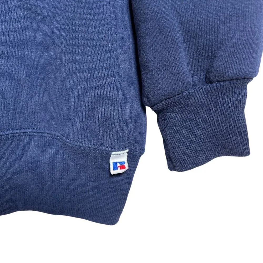 Vintage Russell Athletic Mens Blue Georgia Tech Wreath Sweatshirt Size XXL - Picture 9 of 11